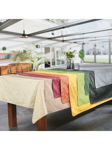 Erwin Müller Baumwollmischung Mitteldecke Essen in salbei