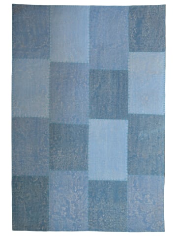 Kayoom Wohnzimmer Teppich – Kurzflorteppich Lyrical 110 in multi - blau - rechteckig