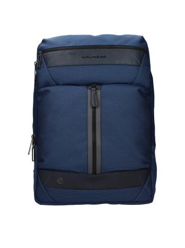 Piquadro Blau Stoff Rucksack