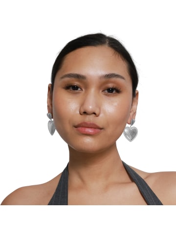 Steel_Art Ohrstecker Damen Septa silberfarben in silberfarben poliert