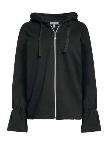 Gina Laura Sweatjacke in schwarz