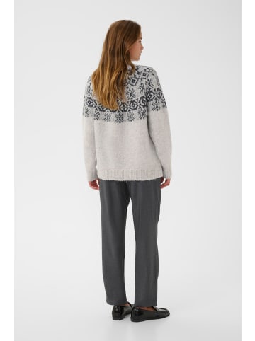 Kaffe Strickpullover KAnicole Regular fit in Light Grey M. W. Dark Grey M.