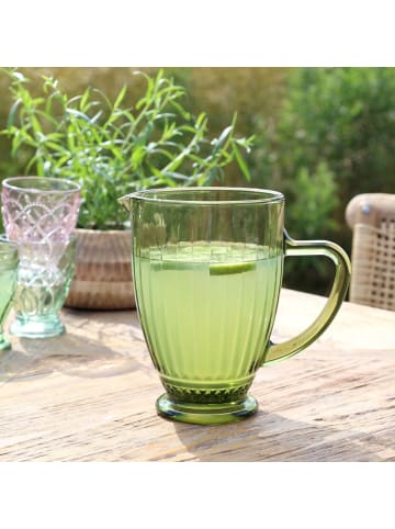 Chic Antique Chic Antique Kanne Saint-Émilion mit Vintage Muster in oliv