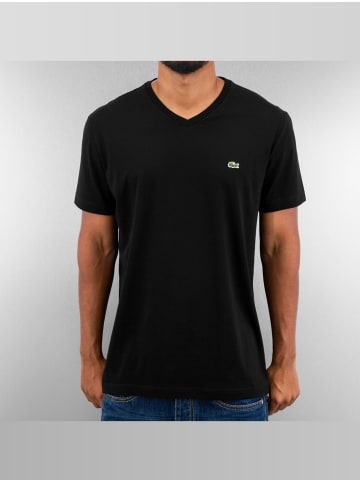 Lacoste Lacoste Herren Lacoste Basic Sport V-Neck Sport T-Shirt in noir