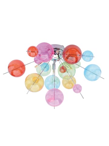 näve Deckenleuchte "EXPLOSION" in bunt - (L)57 cm x (B)57 cm x (H)38 cm