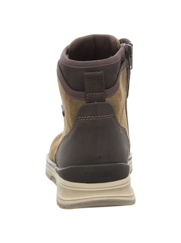 rieker Schnürstiefelette in bison/braun/moro