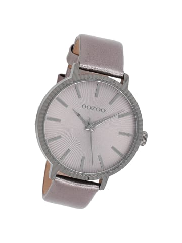 Oozoo Analog-Armbanduhr Oozoo Timepieces silber groß (ca. 44mm)