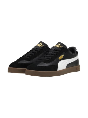 Puma Club II Era Low-Top-Sneaker aus Leder Schwarz