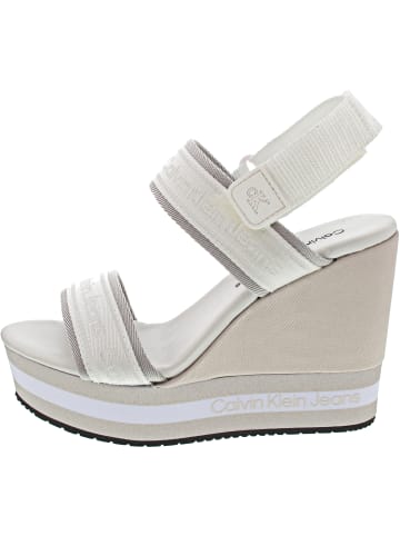 Calvin Klein Wedge Sandal Sling Pes Sandalette Beige