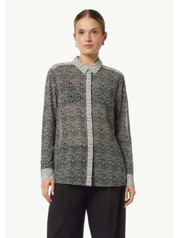comma Bluse langarm in Schwarz