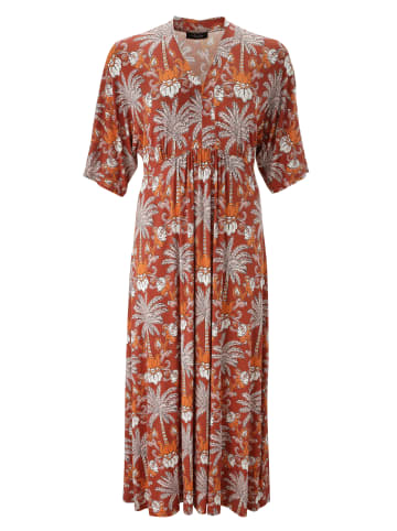 Aniston PLUS Jerseykleid in orange-gemustert