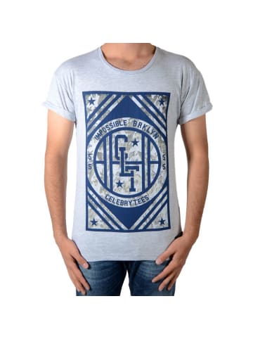 Celebry Tees T-Shirt „Broklyn“ Grau