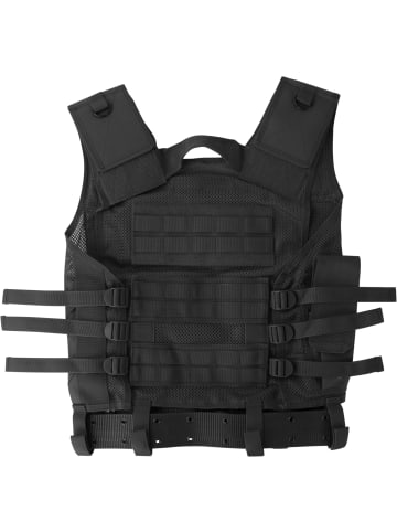 Normani Outdoor Sports USMC-Einsatzweste mit Lochkoppel Value Def-V in Schwarz