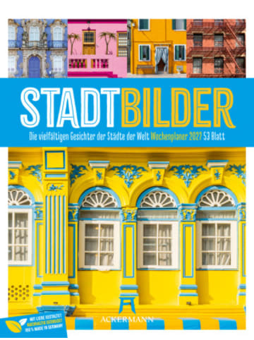Ackermann Kunstverlag Kalender - StadtBilder Wochenplaner Kalender 2027