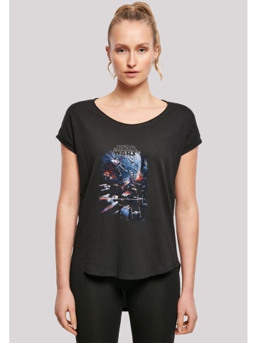 F4NT4STIC T-Shirt Star Wars Galaxy Space Fight Classic in schwarz