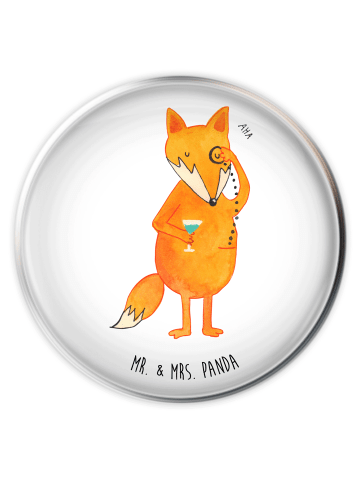 Mr. & Mrs. Panda Stöpsel Waschbecken Fuchs Lord ohne Spruch in Weiß