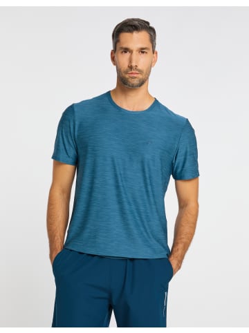 Joy Sportswear T-Shirt VITUS in metallic blue melange