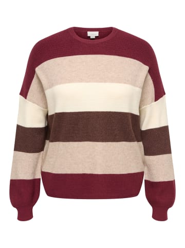 ONLY Carmakoma Strickpullover in Zinfandel
