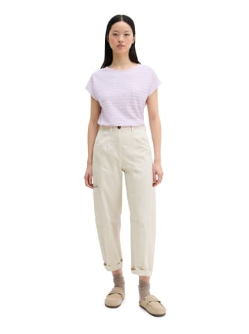 Marc O'Polo Gestreiftes T-Shirt regular in Light Purple