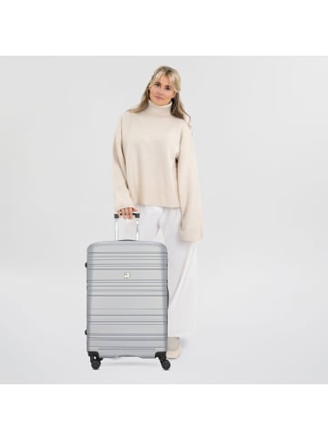 Check.In Paradise 4 Rollen Trolley L 76 cm in silver