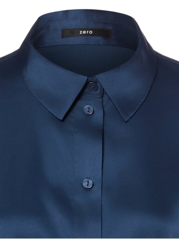 Zero  Kurzarmbluse in indigo