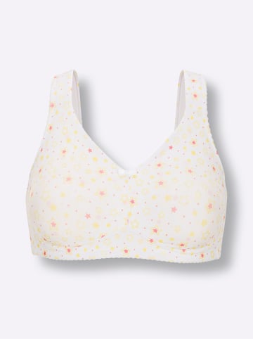 WITT WEIDEN Komfort-BH ohne Bügel in weiß-zitrone