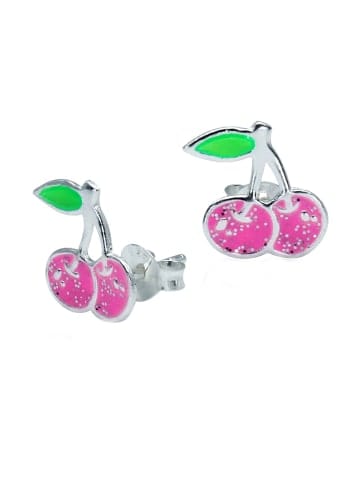 schmuck23 Silber Ohrringe 925 Kirschen 0,7 cm x 0,8 cm
