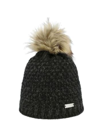 Eisglut Strickmütze in schwarz