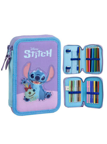 Lilo & Stitch Disney Stitch Federmappe gefüllt – Schuletui & Stiftebox mit in Mehrfarbig