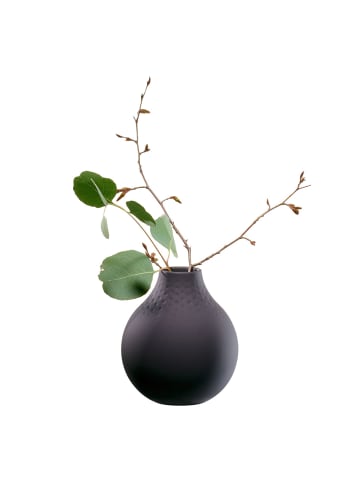 Villeroy & Boch Vase Perle klein Manufacture Collier noir in schwarz