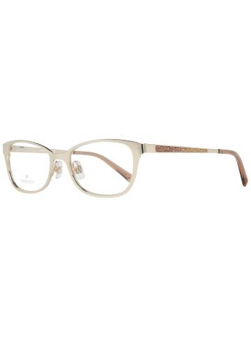 Swarovski Damen Optische Fassungen Rechteck Gold