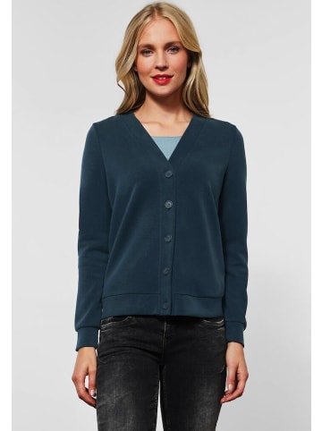 Street One Sweatshirt in deep teal blue