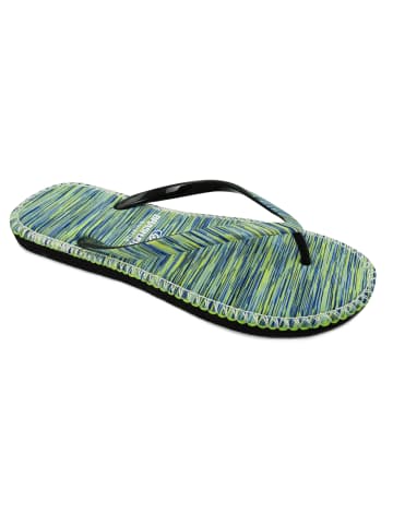 Brasileras Zehentrenner "Hip Marbled" in Grün