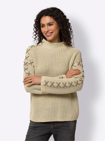 Heine Strickpullover in sand