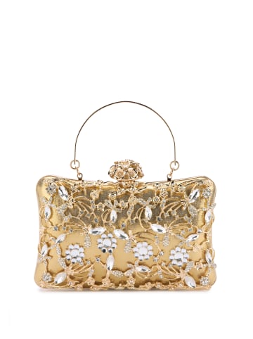 NAEMI Women Clutch in Gold