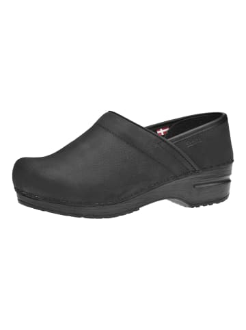 Sanita Clogs in Schwarz