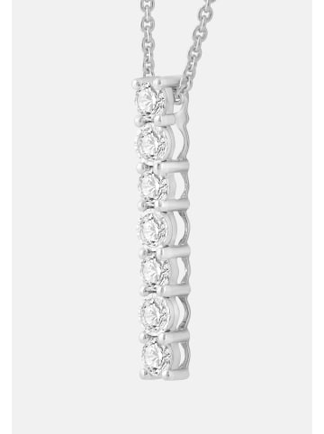 Ethische Diamanten Halskette aus 375 Weißgold mit Lab Grown Diamant