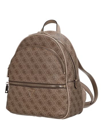 Guess Manhattan II Large - Rucksack 33 cm (coal logo) in latte logo
