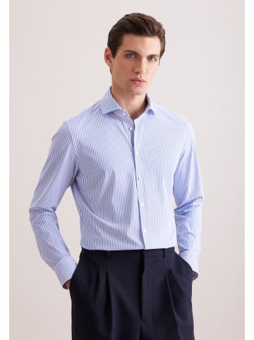 Seidensticker Performance-Hemd X-Slim in Mittelblau