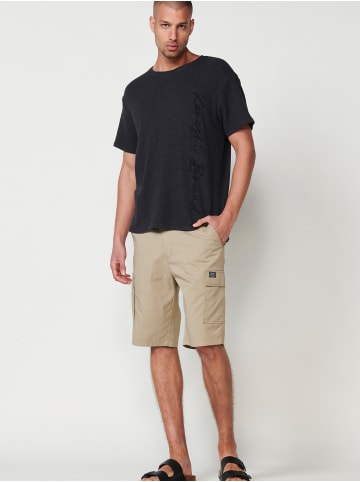 KOROSHI Kurzarm-t-shirt. in SCHWARZ