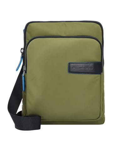 Piquadro PQ-RY Umhängetasche 22 cm Tabletfach in green-black