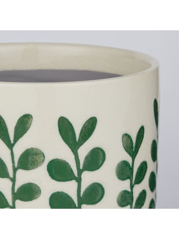 Butlers Blumenübertopf NEW DELFT Blumen in Grün