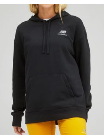 New Balance Hoodie Uni-ssentials French Terry H in Schwarz