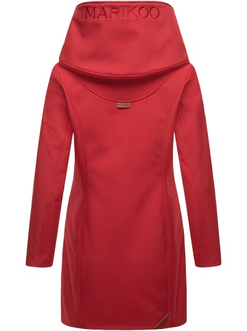 Marikoo Softshellmantel Mayleen in Dark Red