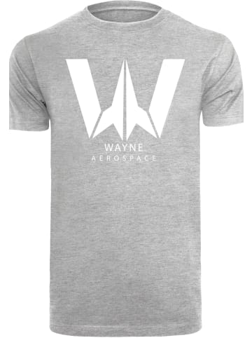 F4NT4STIC T-Shirt DC Comics Justice League Movie Wayne Aerospace in grau meliert