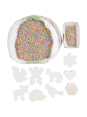Nabbi BioBeads Schulset, 30.000 Stk, 21 Stiftplatten, Farben Mix - ab 5 Jahren