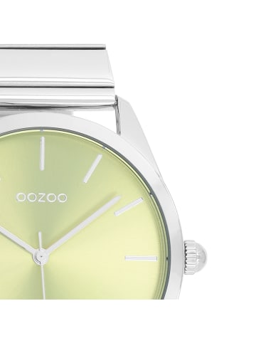 Oozoo Analog-Armbanduhr Oozoo Timepieces silber groß (ca. 40mm)