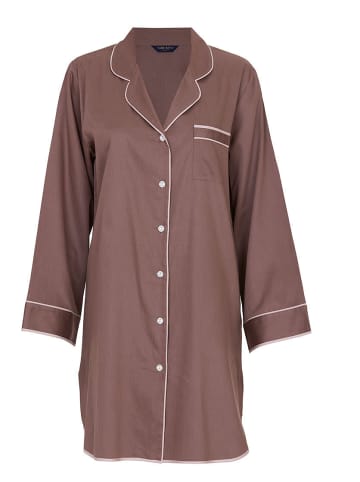 Fable & Eve Fulham Nightshirt Nachtwäsche in mokka