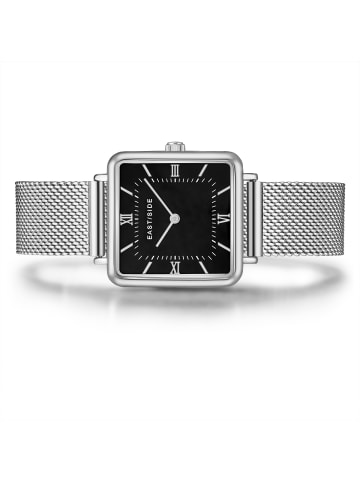 Eastside NY Quarzuhr Grand Edelstahl in silber