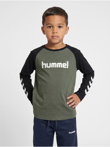 Hummel T-Shirt Hmljr Logo Kinder in CASTOR GRAY